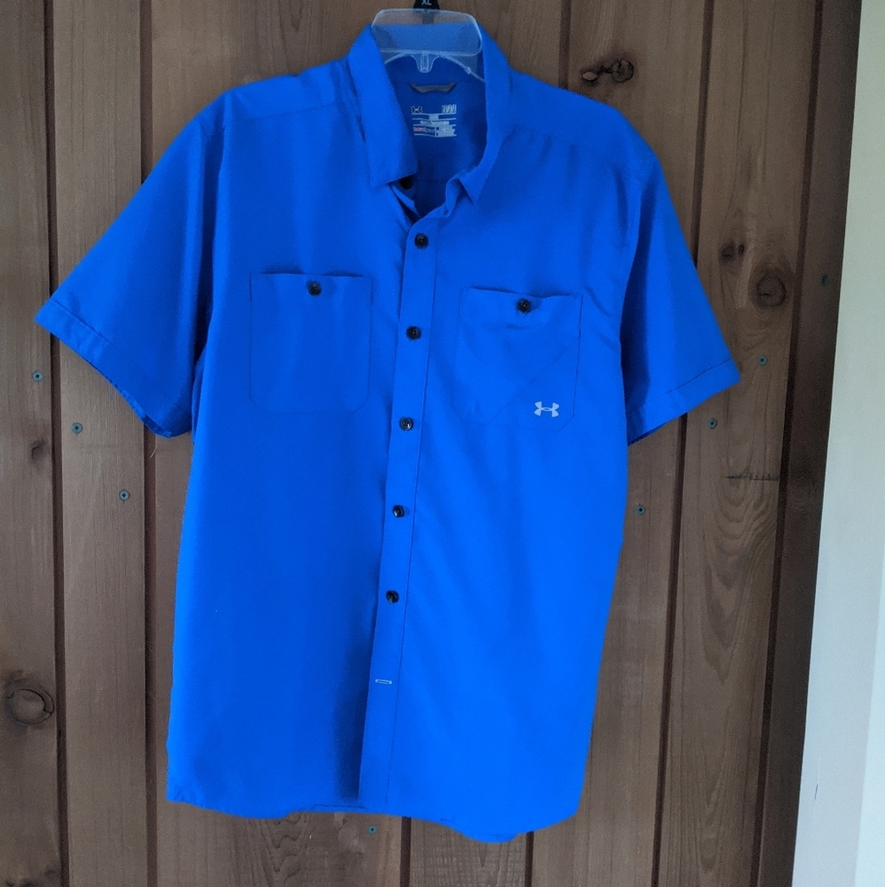 Under armour heat gear button down